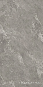 Керамический гранит (керамогранит) Alpas Euro  Premium Marble XL Cotta Grafito Cotta Punch + Lap.80x160 Серый 