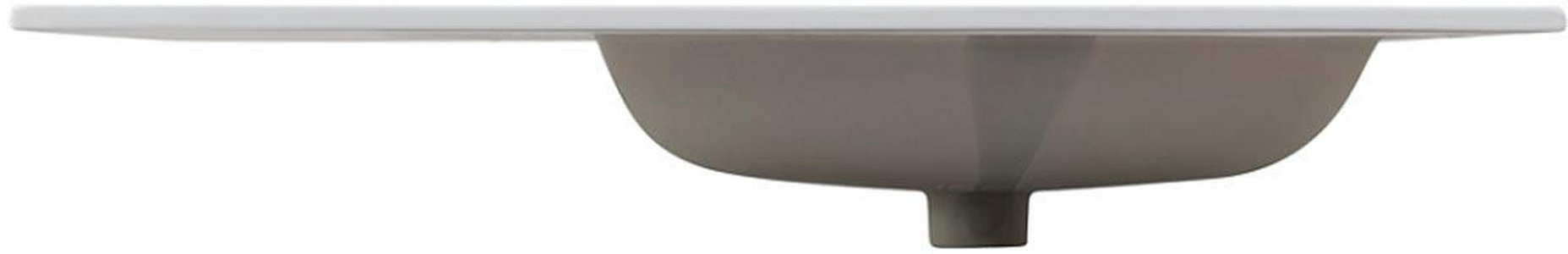 Раковина (ПРОДАЖА ТОЛЬКО С БАЗОЙ ПОД РАК.), чаша справа, 1010х460мм, с 1 отв.д/смесит., с переливом, (керамика, цв.белый), BelBagno ZZ BelBagno Универсал BB1000ETL-R