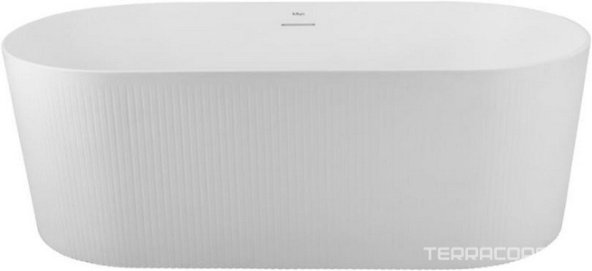 Ванна 1700x800xh580мм, отдельностоящая, слив-перелив, пробка слива цв.хром в компл., (акрил цв.белый матовый), BelBagno ZZ BelBagno Универсал BB411-1700-800-MATT