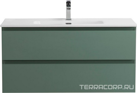 База под раковину подвесная с двумя выкатными ящиками, 1010х460хh515мм, без раковины, (цв.Еловый матовый),  ZZ BelBagno Kraft KRAFT-1000-2C-SO-VO