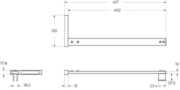 Душевая перегородка 900хh2000мм, правая/левая, (стекло бронза 8мм, поперечный, фурнит. цв.оружейная сталь), Liberta ZZ BelBagno UNO UNO-L-1-TB-90-BR-GM