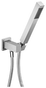 Душевой гарнитур, квадр., кронштейн совмещ.со шланговым соед., лейка д/д ручн., шланг 150см, (цв.хром), Paini ZZ Paini Универсал 53CR440QP6