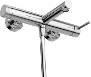 Смеситель для ванны, с ручным душем, держателем и шлангом в компл., (цв.хром), Relax ZZ Cezares relax RELAX-VD-01