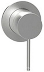 Смеситель для душа, встраиваемый в стену, (внешняя часть, БЕЗ внутренней арт.E186900), (цв.нерж.сталь брашированная AISI 316),  ZZ Almar Modular E180140.316