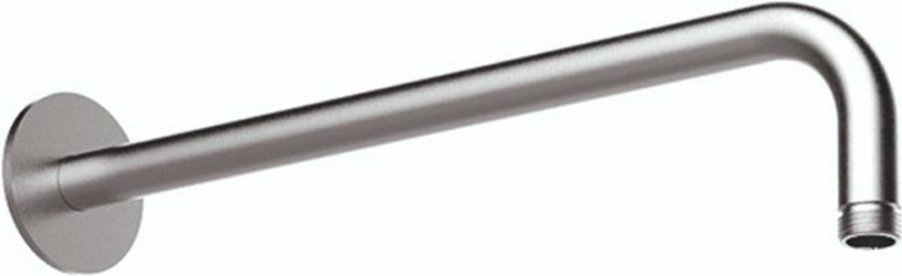 Кронштейн для верхнего душа, стеновой, 350мм, круглый, с подводом воды 1/2, (цв.нерж.сталь брашированная AISI 316), Almar ZZ Almar Универсал E021093.316