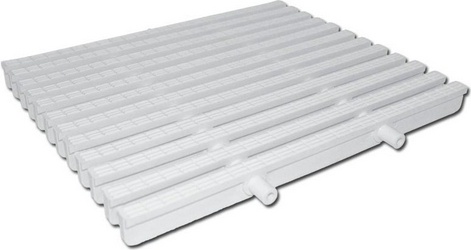 Керамогранит Gres de Aragon Piscinas Grating Rigid white 20x24.5 Белый 