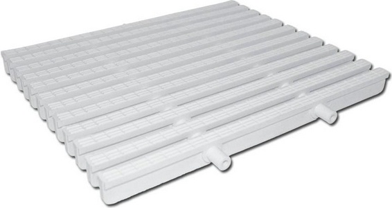 Керамогранит Gres de Aragon Piscinas Grating Rigid white 20x24.5 Белый 