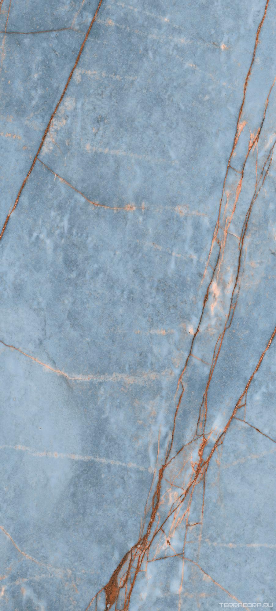 Керамогранит Florim Magnum Heritage Luxe Heritage Azure Silk 120x280 Голубой, фото 7