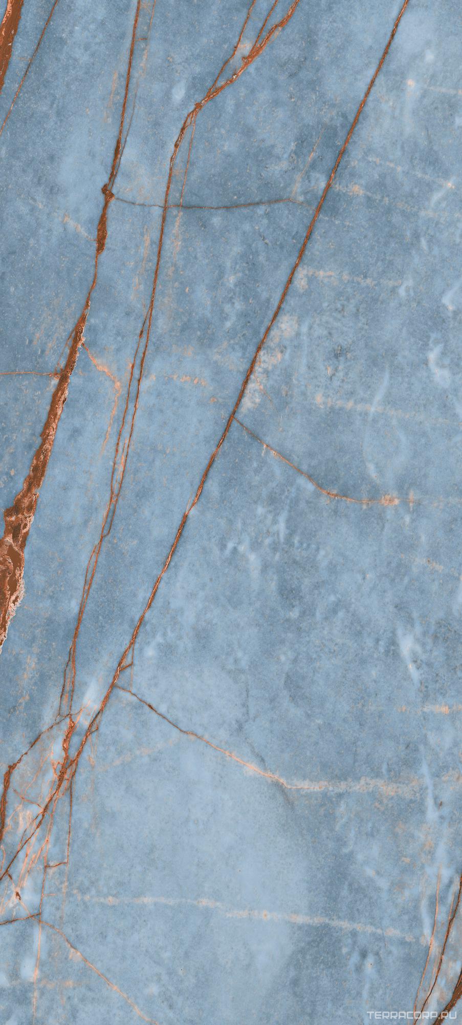 Керамогранит Florim Magnum Heritage Luxe Heritage Azure Silk 120x280 Голубой, фото 5