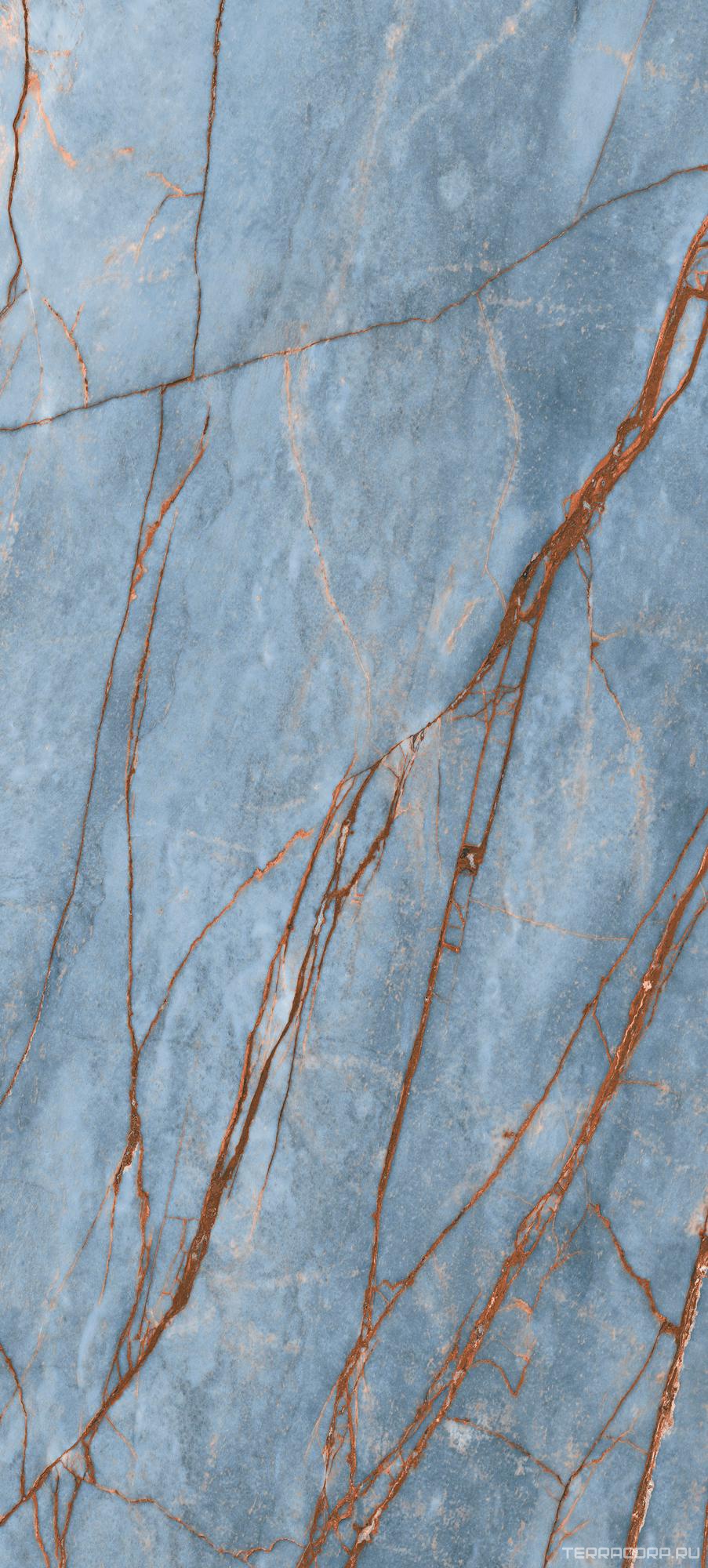 Керамогранит Florim Magnum Heritage Luxe Heritage Azure Silk 120x280 Голубой, фото 6