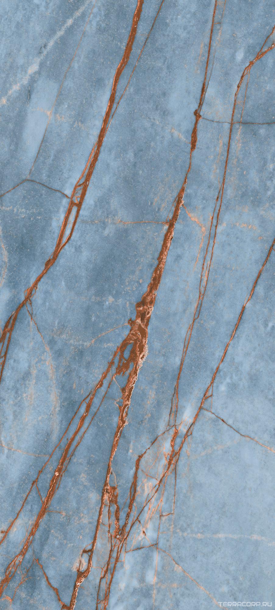 Керамогранит Florim Magnum Heritage Luxe Heritage Azure Silk 120x280 Голубой, фото 3