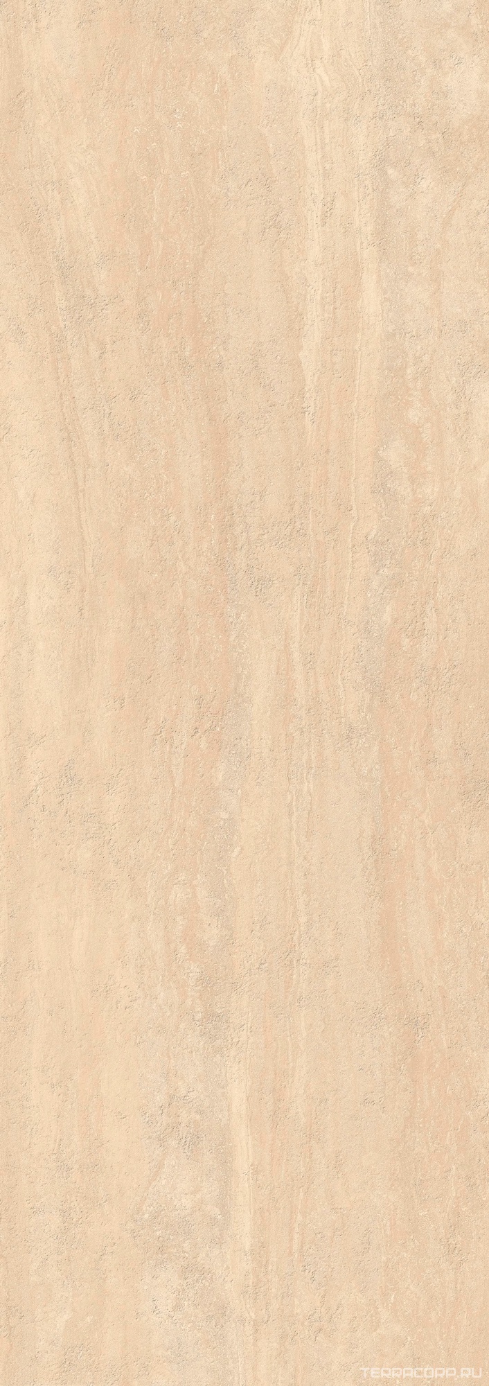 Керамогранит Laminam Rus I Naturali Travertino Navona Bocciardato 3,5 mm 120x300 Серый, фото 4