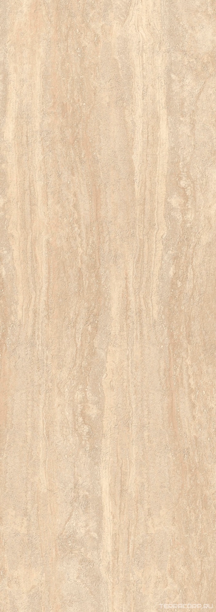 Керамогранит Laminam Rus I Naturali Travertino Navona Bocciardato 3,5 mm 120x300 Серый, фото 6
