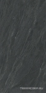 Керамический гранит (керамогранит) Alpas Euro  Premium Marble XL Ceylonese Thunder Punch + GHR 80x160 Черный 