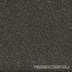 Глаз. керамогранит Milton 300 ступень темно-серый  29,8x29,8