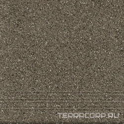 Глаз. керамогранит Milton 300 ступень серый  29,8x29,8