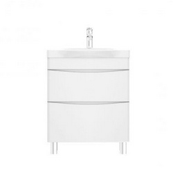 Раковина мебельная 65 см, для тумбы , цвет белый XX AMPM Like M80WCC0652WG