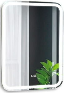 Зеркало 55*80 см, с LED-подсветкой, сенсорный выключатель с функцией димера AVS Отарио 815-OT5580/LED/S