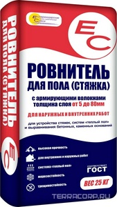 ЕС Ровнитель для пола 25 кг ( под заказ кратно поддонам) Екатеринодарские смеси EC Ровнитель ЕС RP/25