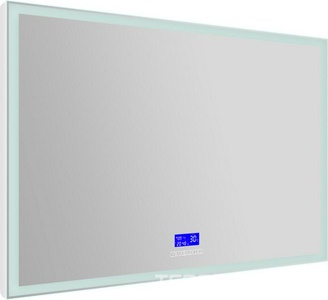 Зеркало 1200x30x800мм, с встр. по периметру светильником, Bluetooth, цифровым термометром, радио 12W, 220-240V, BelBagno ZZ BelBagno Универсал SPC-GRT-1200-800-LED-TCH-RAD