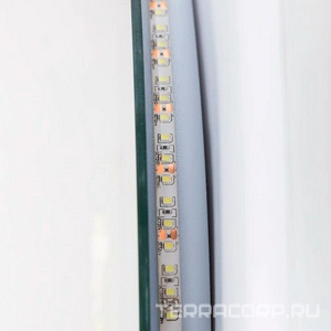 Зеркало 1400x800x30мм, с лазерной гравировкой, контурной подсветкой и сенсорным выключателем, 12V, 220-240V, Cezares ZZ Cezares Универсал CZR-SPC-DUET-1400-800-LED-TCH