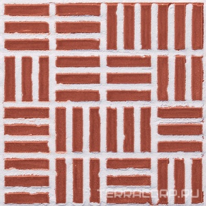 Керамическая плитка APE Ceramica Tiny  Burgundy 10x10 Красный 