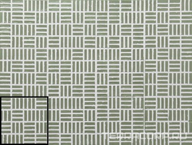 Керамическая плитка APE Ceramica Tiny  Bottle Green 10x10 Зеленый 