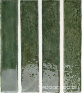 Керамическая плитка WOW Potters  Forest gloss 5x25 Зеленый 