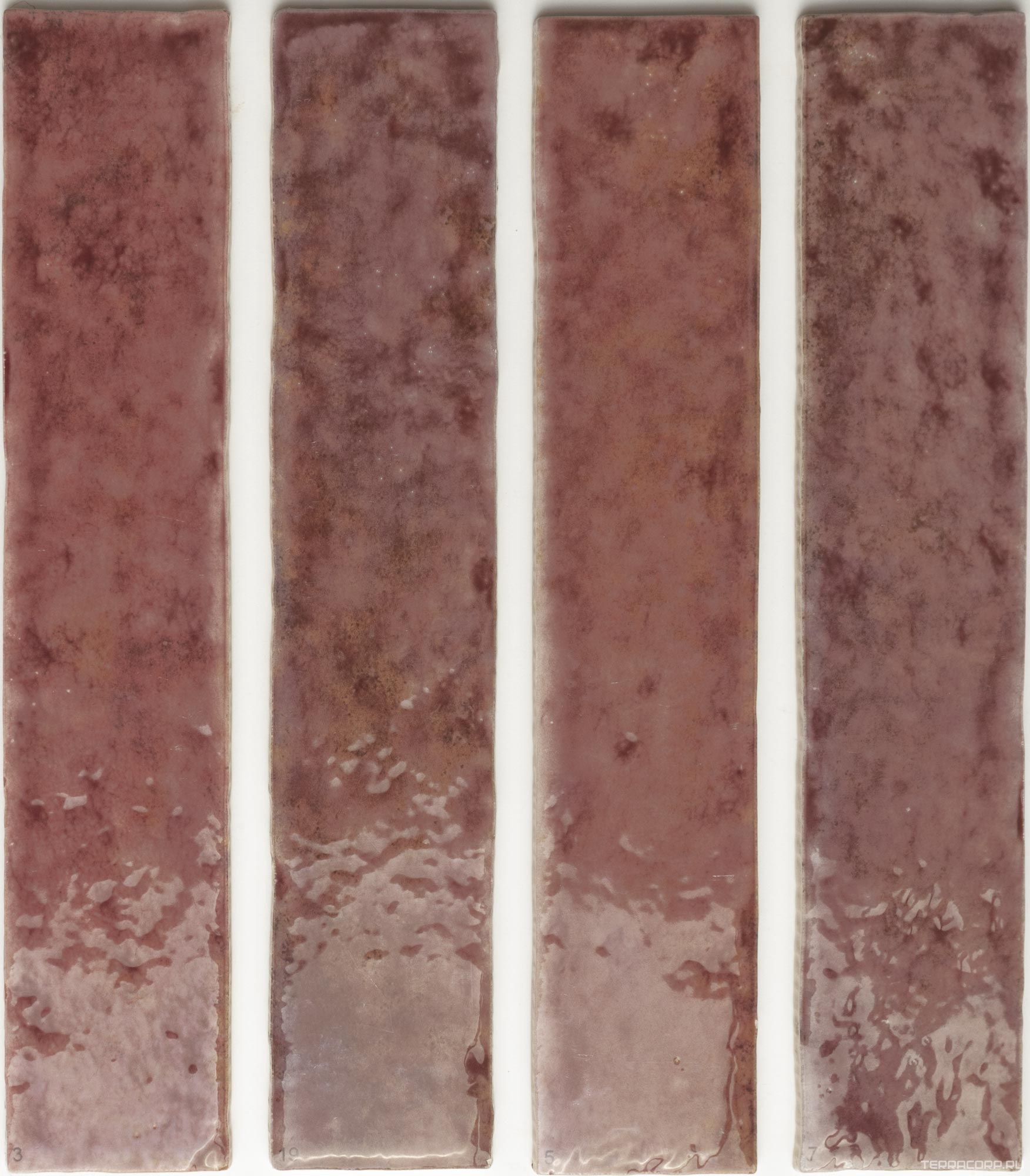 Керамическая плитка WOW Potters Wine gloss 5x25 Красный, фото 3