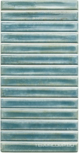 Керамическая плитка WOW Potters   Bars Azur gloss 12.5x25 Синий 