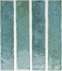 Керамическая плитка WOW Potters  Azur gloss 5x25 Синий 