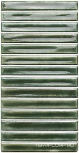 Керамическая плитка WOW Potters  Bars Forest gloss 12,5x25 Зеленый 