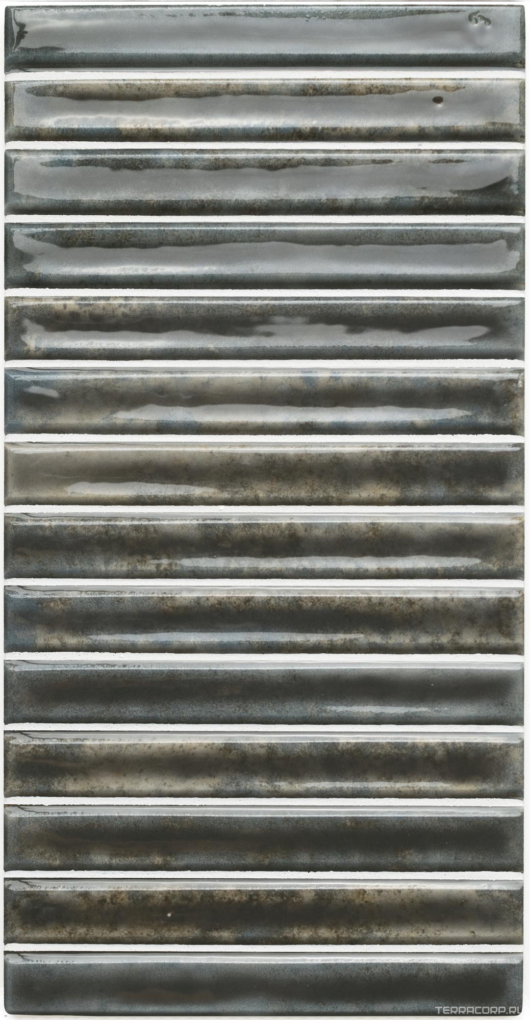 Керамическая плитка WOW Potters Bars Umber gloss 12.5x25 Серый, фото 3
