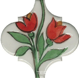 Керамическая плитка Kerama Marazzi Авейру Декор  5 глянцевый  6,5х6,5 Комбинированный 