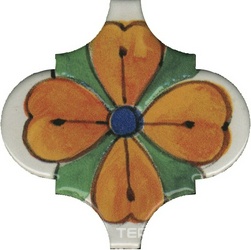 Керамическая плитка Kerama Marazzi Авейру Декор  2 глянцевый  6,5х6,5 Комбинированный 