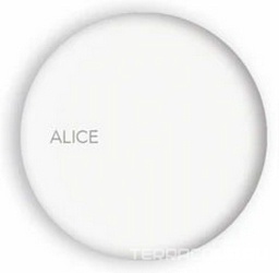 Донный клапан для сливного отверстия раковин/биде, запираемый Up&Down, универсальный, G 1 1/4, (крышка керамика цв.белый глянец), Alice ZZ Alice Универсал PIL008