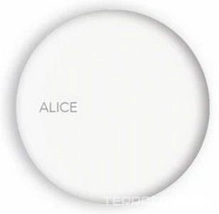 Донный клапан для сливного отверстия раковин/биде, запираемый Up&Down, универсальный, G 1 1/4, (крышка керамика цв.белый глянец), Alice ZZ Alice Универсал PIL008