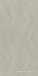 Керамическая плитка Kerama Marazzi Онда  структура серый матовый обрезной 30х60 Серый 