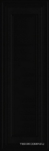 Керамическая плитка Kerama Marazzi Синтра  2 панель черный матовый обрезной ХХ 40х120 Черный 