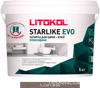 Затирка  CACAO S.230  5 кг. ZZ Litokol Starlike EVO S230/5