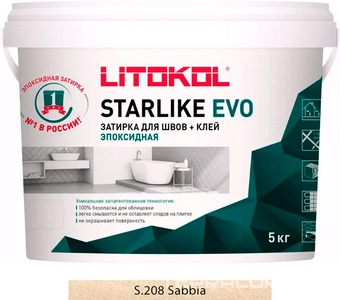 Затирка  SABBIA S.208  5 кг. ZZ Litokol Starlike EVO S208/5