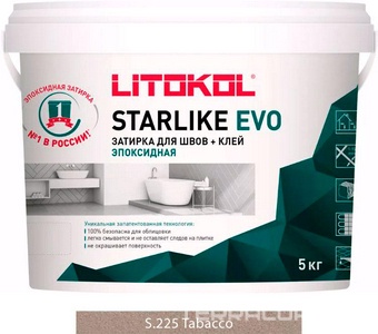 Затирка  TABACCO S.225  5 кг. ZZ Litokol Starlike EVO S225/5