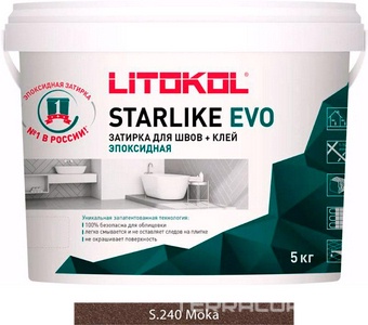 Затирка  MOKA S.240  5 кг. ZZ Litokol Starlike EVO S240/5