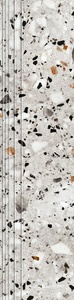Ступени ProGRES Ceramica Evia Terrazzo Ступень  серые матовые KL 30x120 Серый 30x120