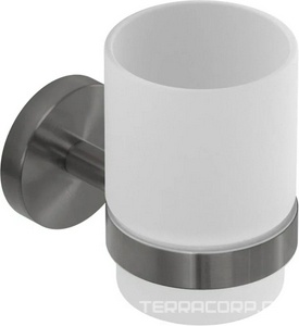 Стакан подвесной, (цв.оружейная сталь), Relax ZZ Cezares relax RELAX-TUMS-GM