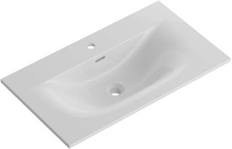 Раковина 810х460х170мм, с 1 отв.д/смесит., с переливом, (керамика, цв.белый), BelBagno ZZ BelBagno Универсал BB-8099-80