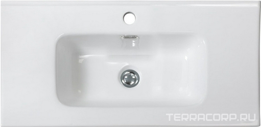 Раковина (ПРОДАЖА ТОЛЬКО С БАЗОЙ ПОД РАК.) 710х390мм, с 1 отв.д/смесит., с переливом, (керамика, цв.белый), BelBagno ZZ