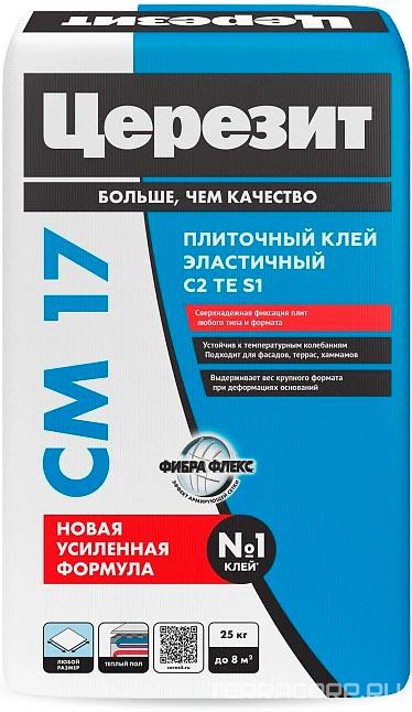 Клей Клей для крупноформ. керамогранита СМ17 25 кг. Церезит CM 17 792212, фото 3