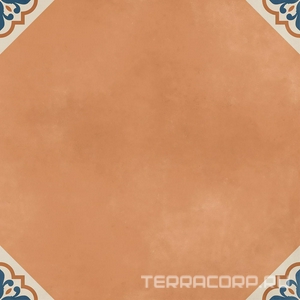 Керамогранит Alpas Euro Cotto  Octivia Matt 20x20 Коричневый 