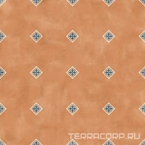 Керамогранит Alpas Euro Cotto  Octivia Matt 20x20 Коричневый 